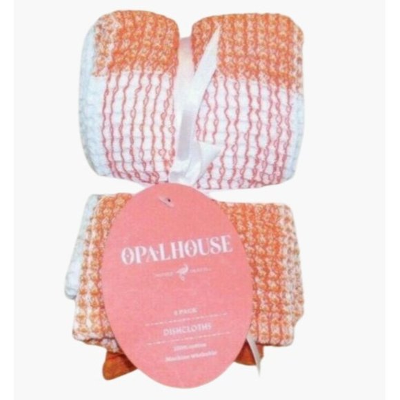 Opalhouse Kitchen Opalhouse 5 Pack 0 Cotton Festive Orange White
